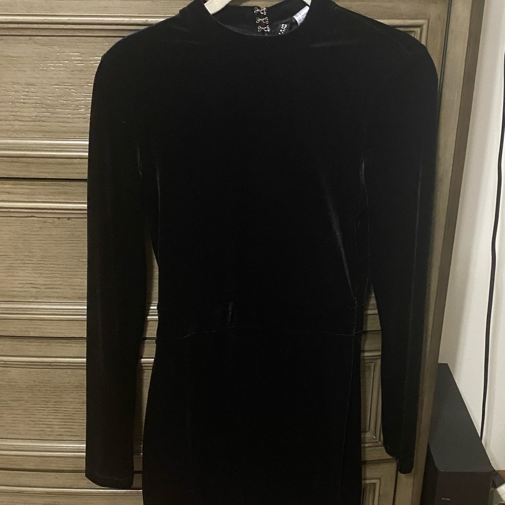 Velvet LBD with back opening